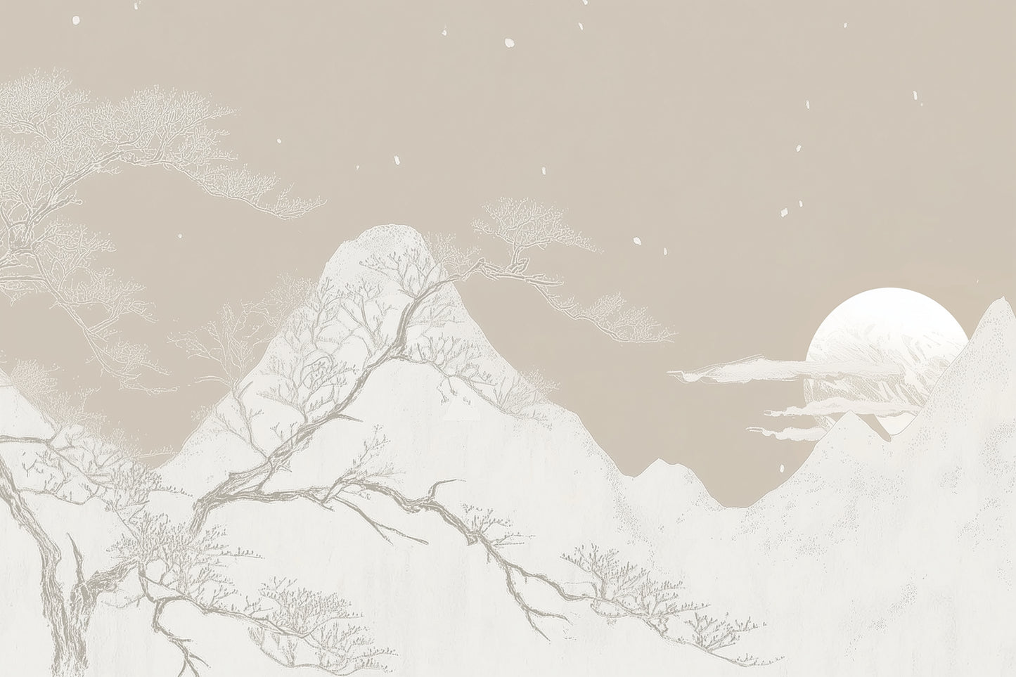 Tsukiyo Plain Wallpaper