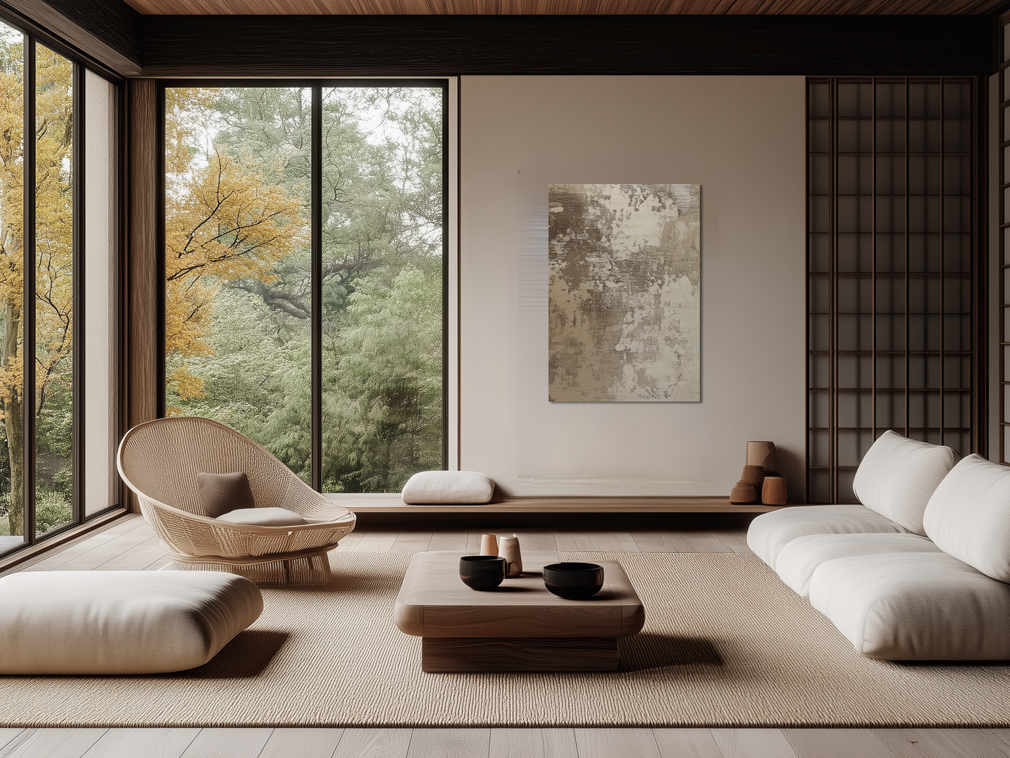 Wabi-Sabi Essence Wooden Wall Art