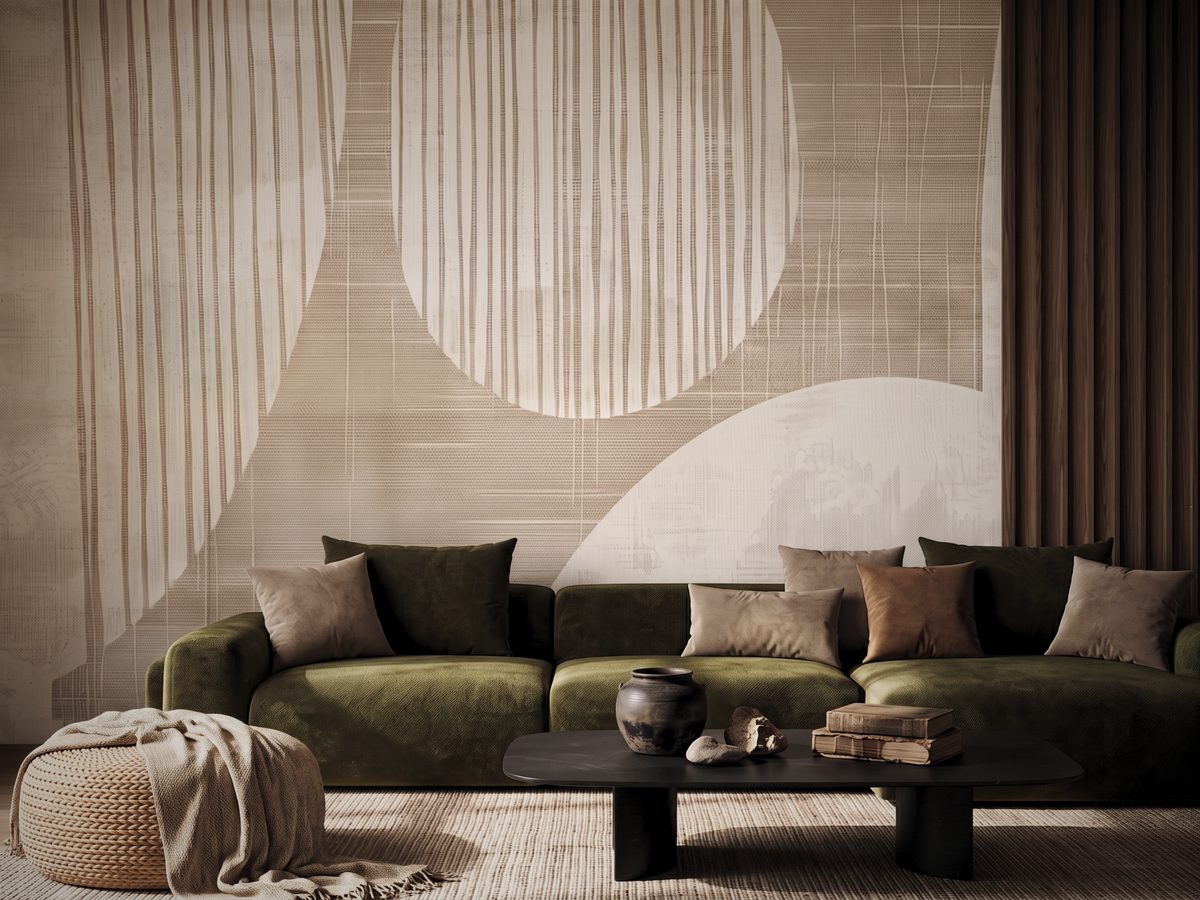 Wabi-Sabi Circle Wallpaper