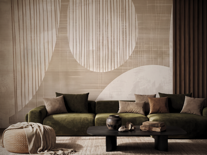 Wabi-Sabi Circle Wallpaper
