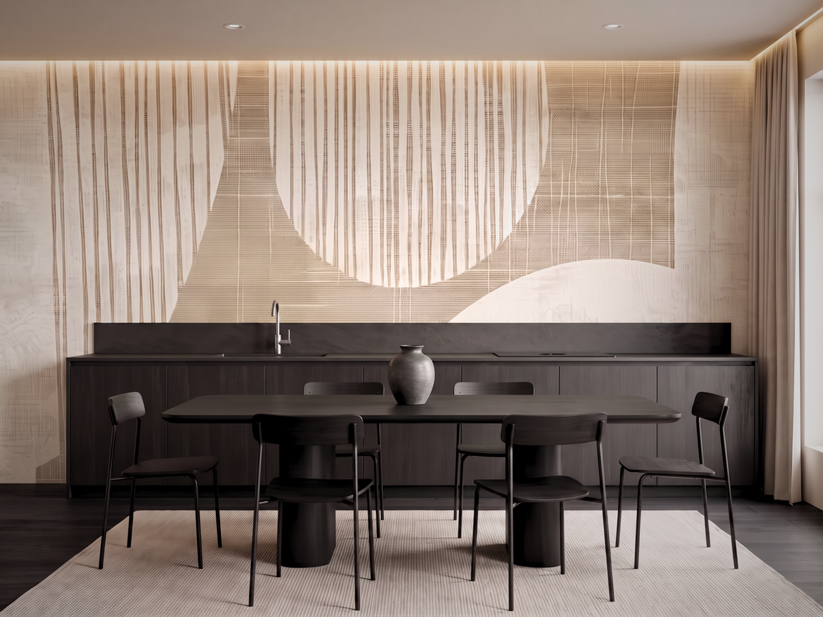 Wabi-Sabi Circle Wallpaper