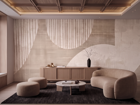 Wabi-Sabi Circle Wallpaper