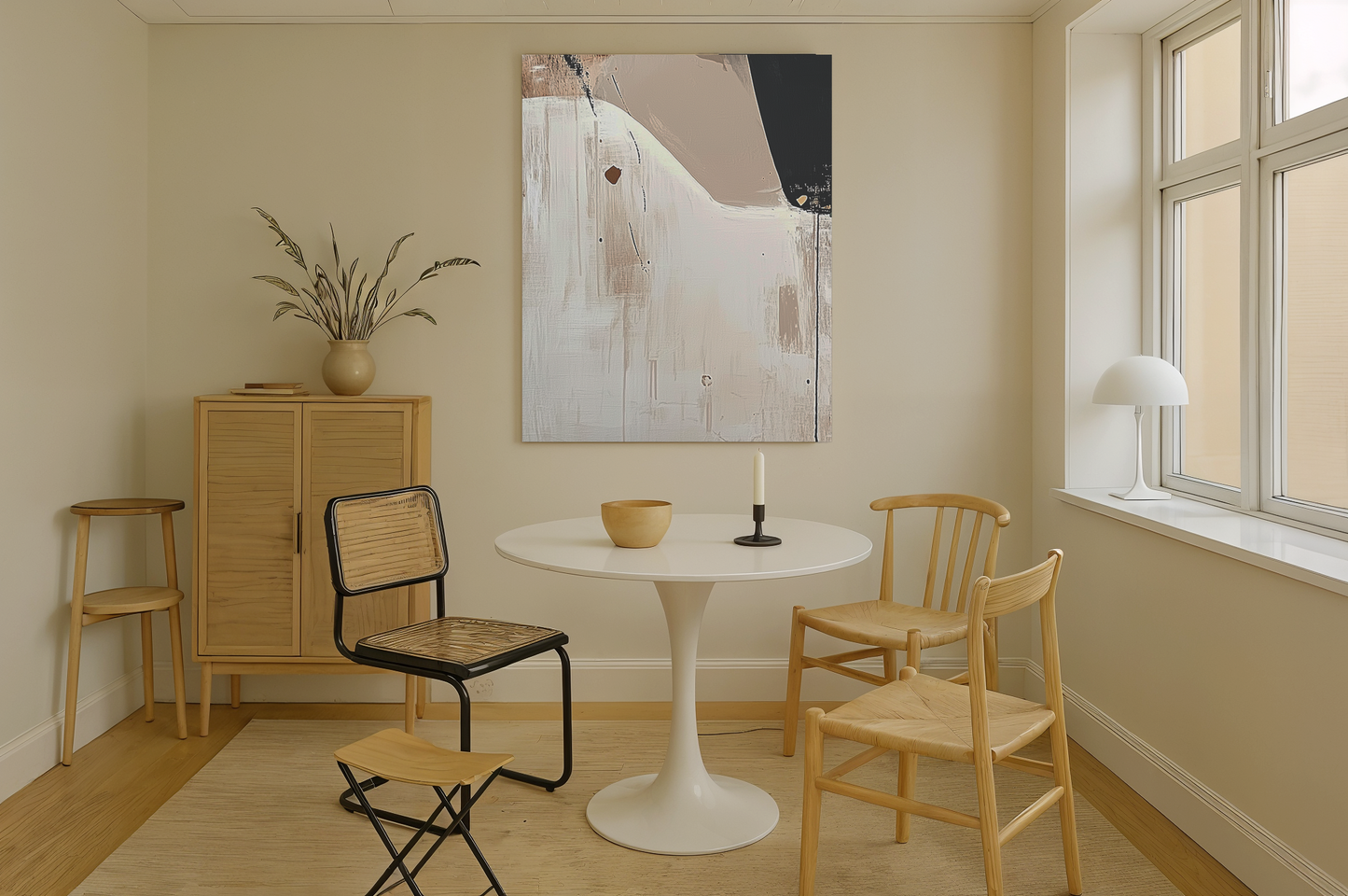 Whispering Contours Wooden Wall Art