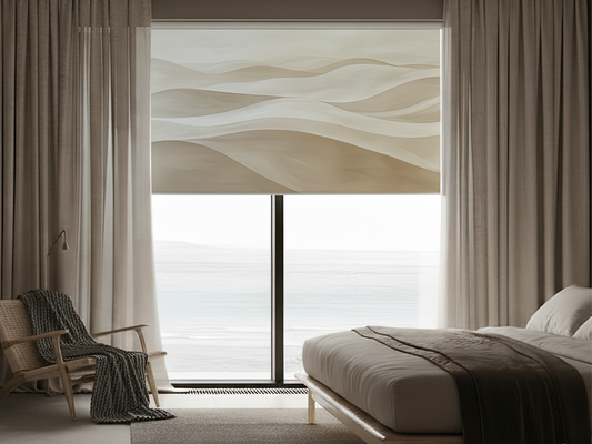 Zen Dunes Fabric Roller Blind