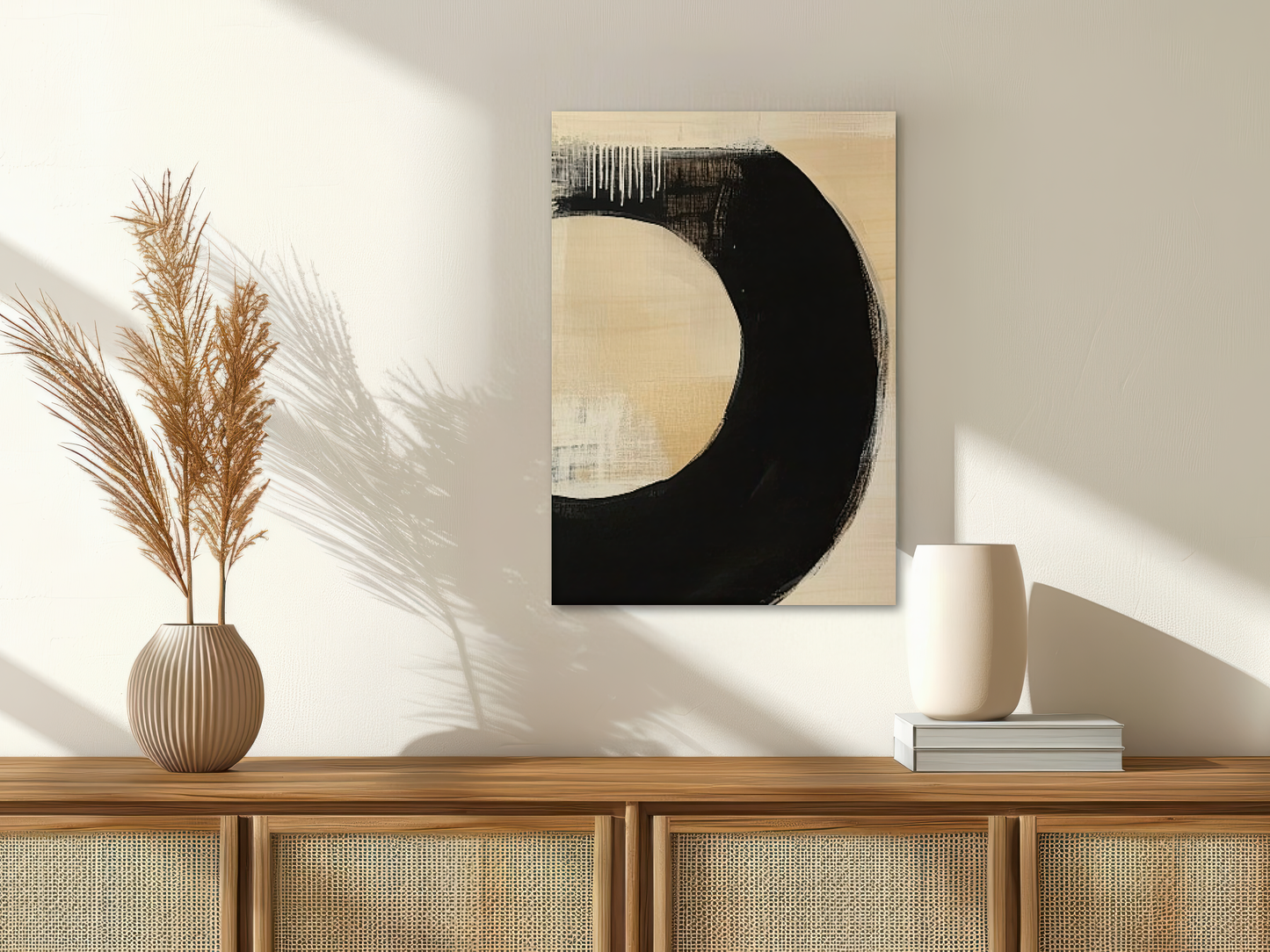 Zen Eclipse Wooden Wall Art