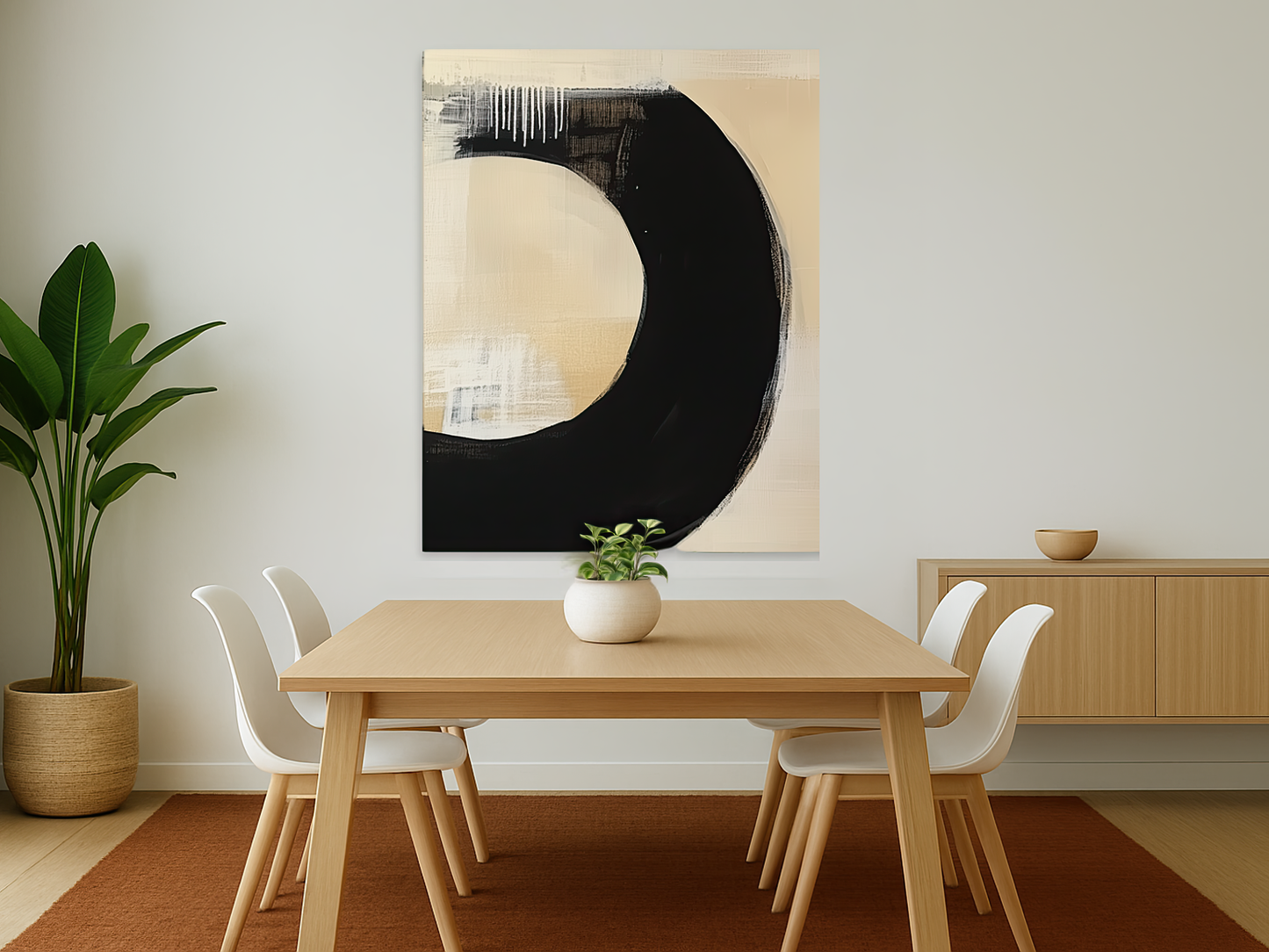 Zen Eclipse Wooden Wall Art