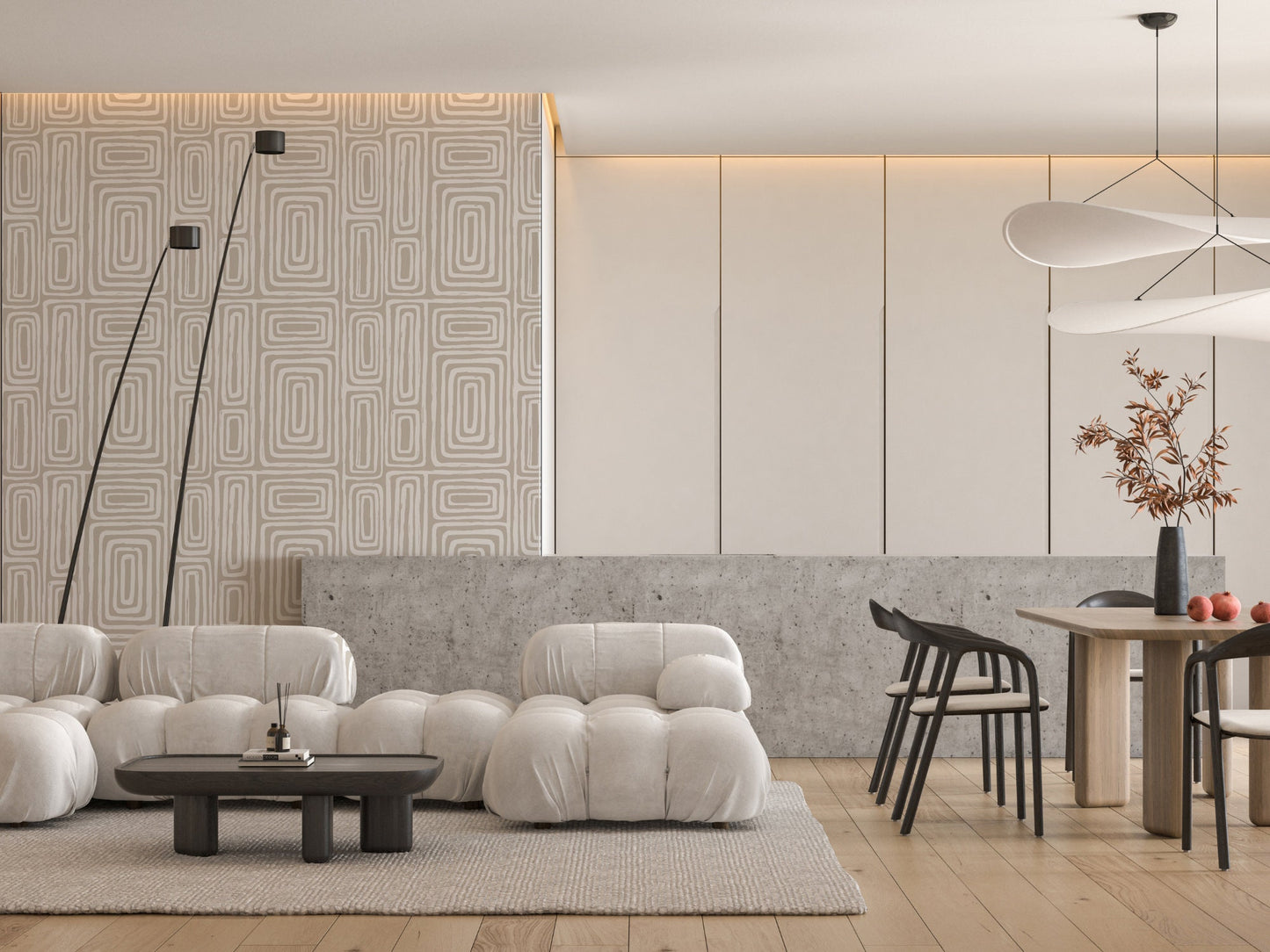 Tranquil Geometry Wallpaper