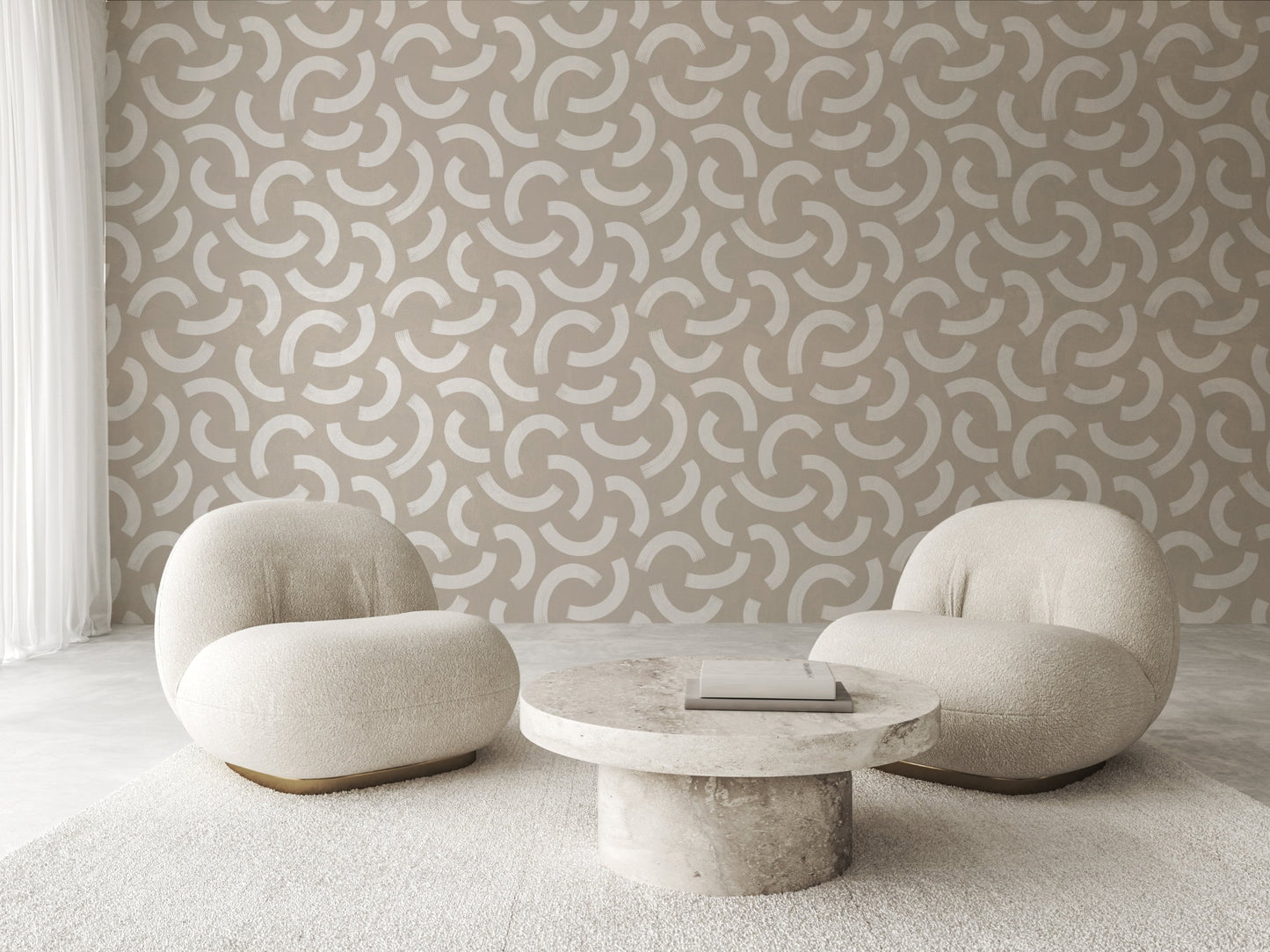 Serenity Circles Wallpaper